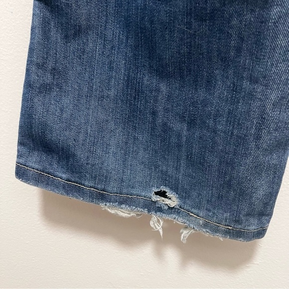 WRANGLER Premium Patch Boot Cut Jeans Size 9/10x34 Style 09MWZBF - Picture 4 of 11